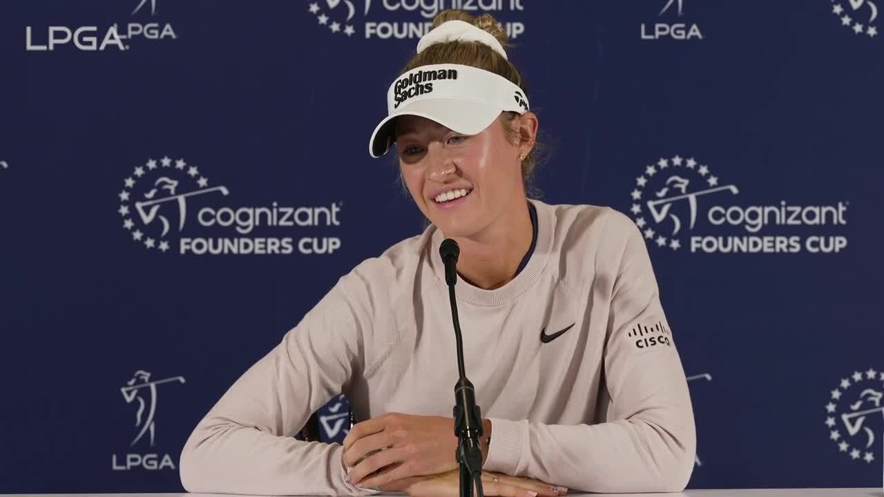 Nelly Korda Pre-Tournament Press Conference 2024 Cognizant Founders Cup