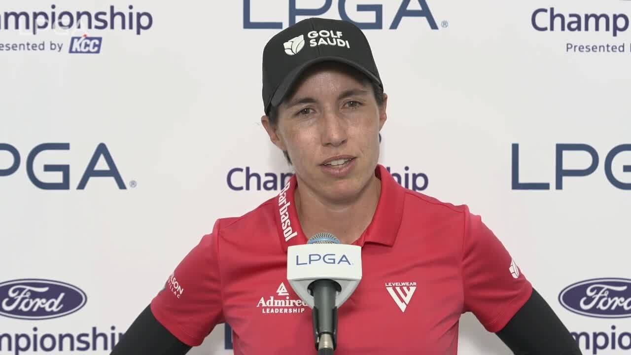Carlota Ciganda First Round Interview | 2024 Ford Championship presented by KCC