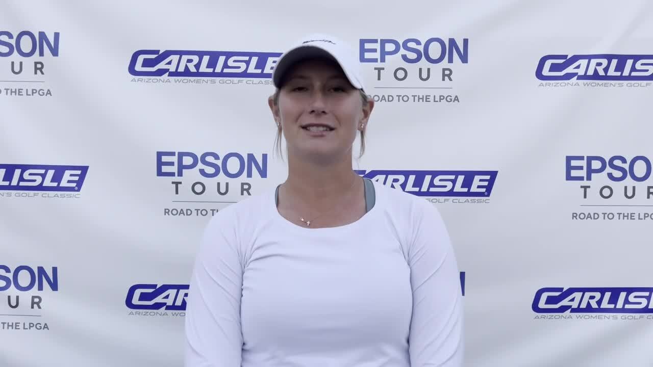 Bailey Tardy Second Round Interview | 2023 Carlisle Arizona Women’s Golf Classic