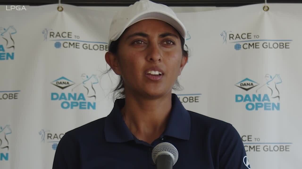 Aditi Ashok First Round Interview | 2024 Dana Open
