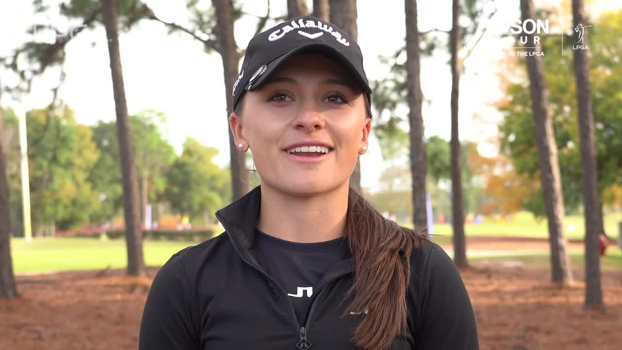 Aline Krauter Fourth-Round Interview | 2023 LPGA Q-Series