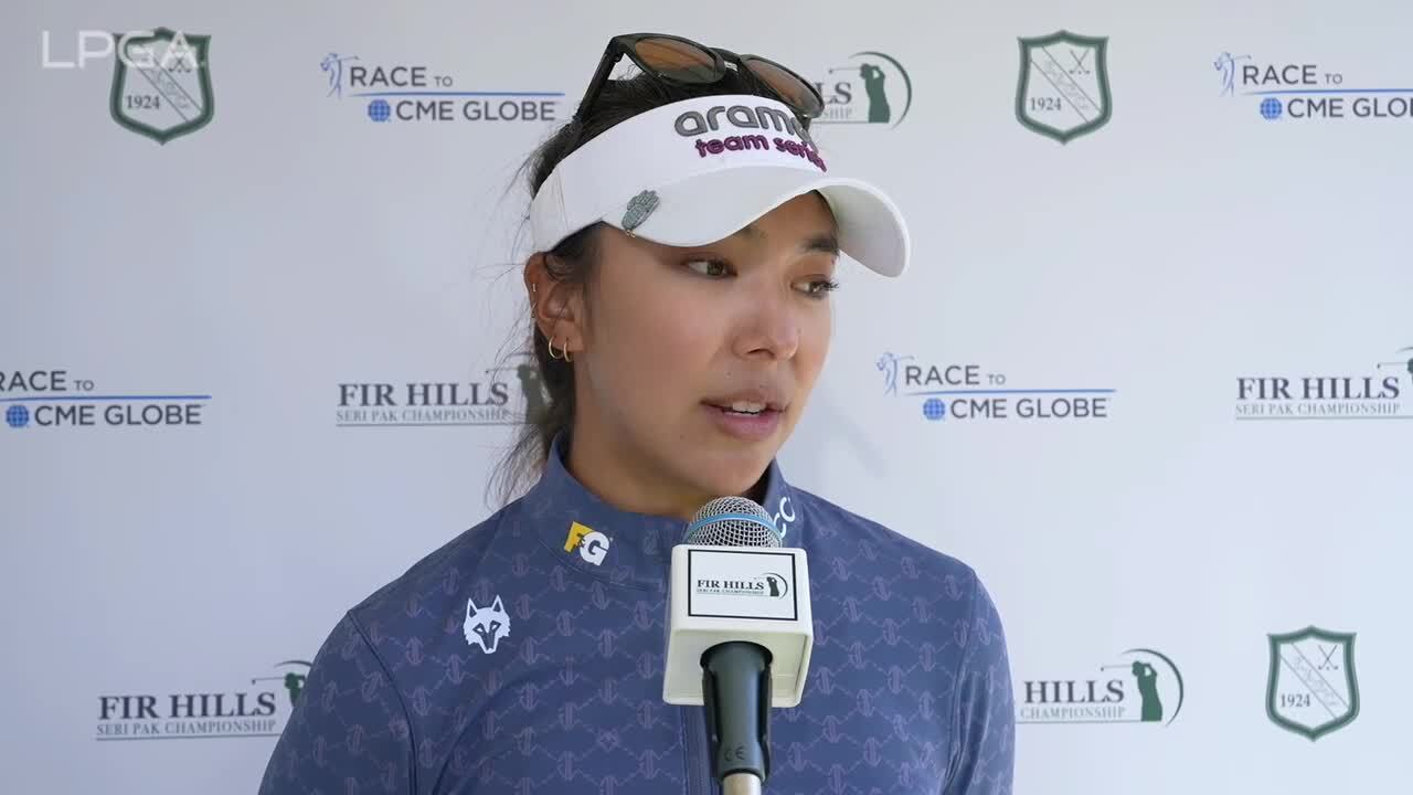 Alison Lee First Round Interview 2024 FIR HILLS SERI PAK Championship