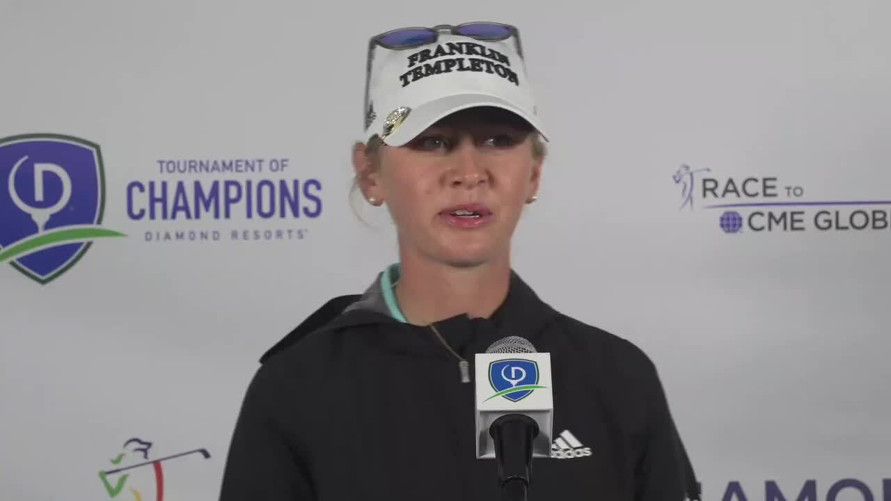 Jessica Korda Third Round Interview at the 2021 Diamond Resorts