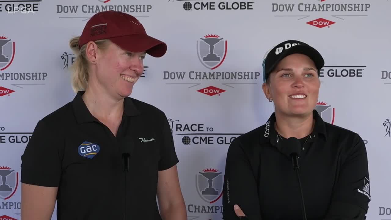 Nicole Broch Estrup/Nanna Koerstz Madsen Final Round Interview | 2024 Dow Championship