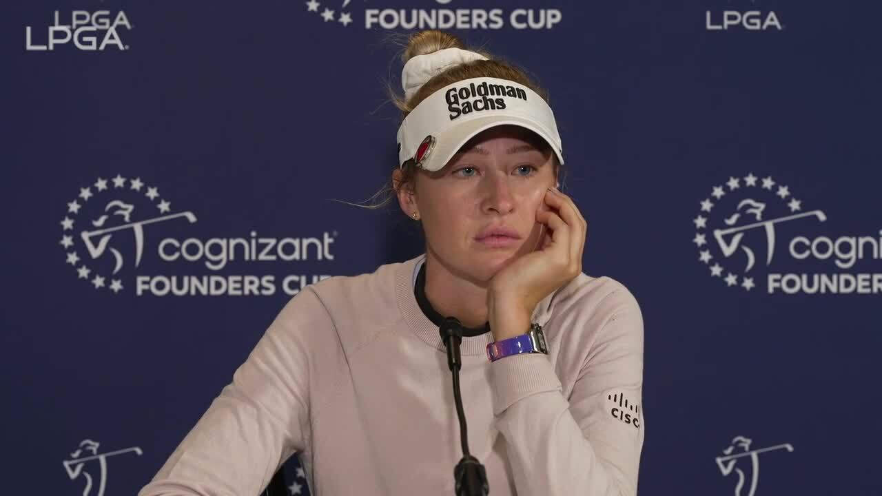 Nelly Korda First Round Interview | 2024 Cognizant Founders Cup