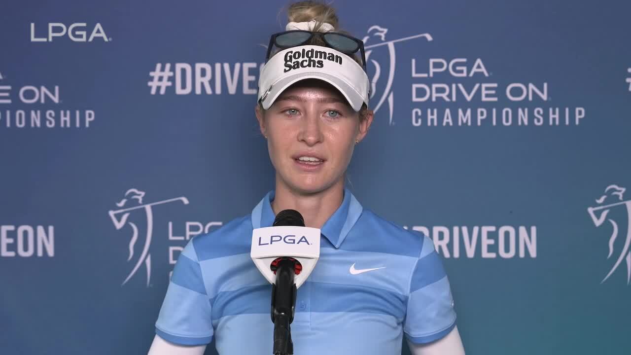 Nelly Korda Second Round Interview 2024 LPGA Drive On Championship