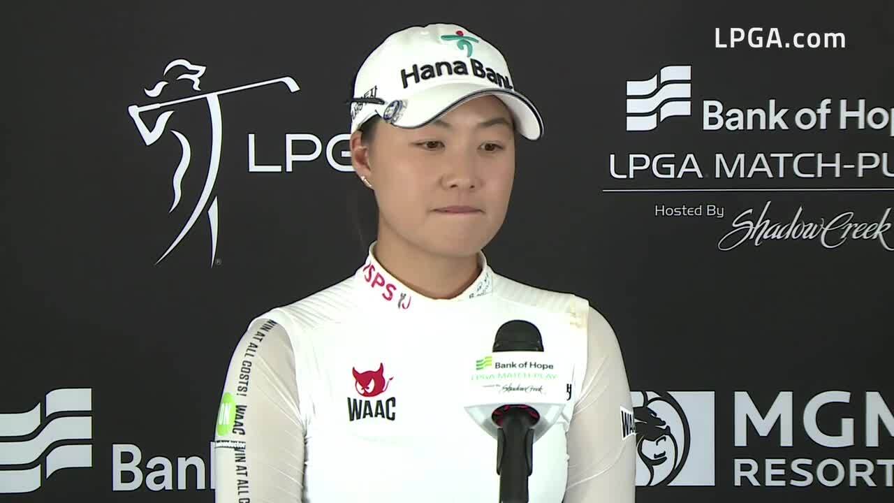 Minjee Lee Day Two Interview at the 2021 Bank of Hope LPGA Match-Play ...