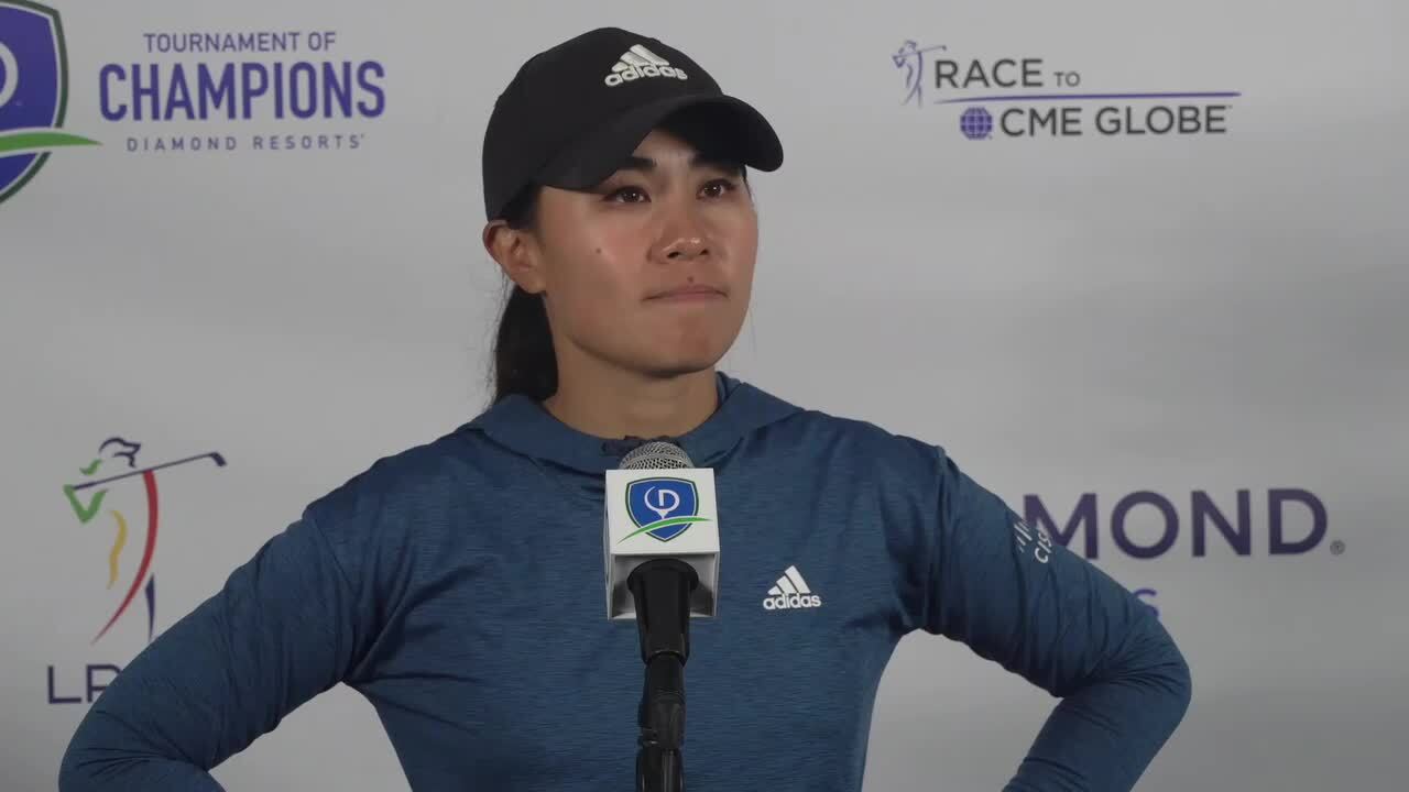 Danielle Kang Third Round Interview at the 2021 Diamond Resorts ...