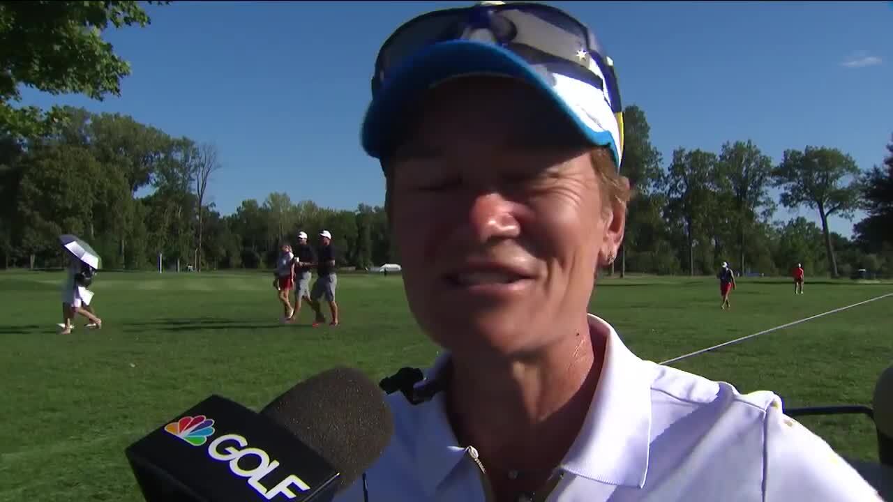 Catriona Matthew Day 3 Interview at the 2021 Solheim Cup