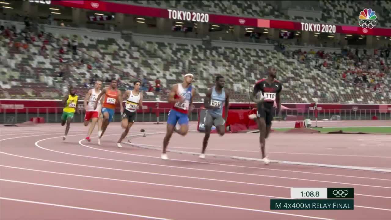 Michael Norman Paces Himself to Gold in the Men's 4x400-Meter Relay Finals | Track & Field | Tokyo 2020