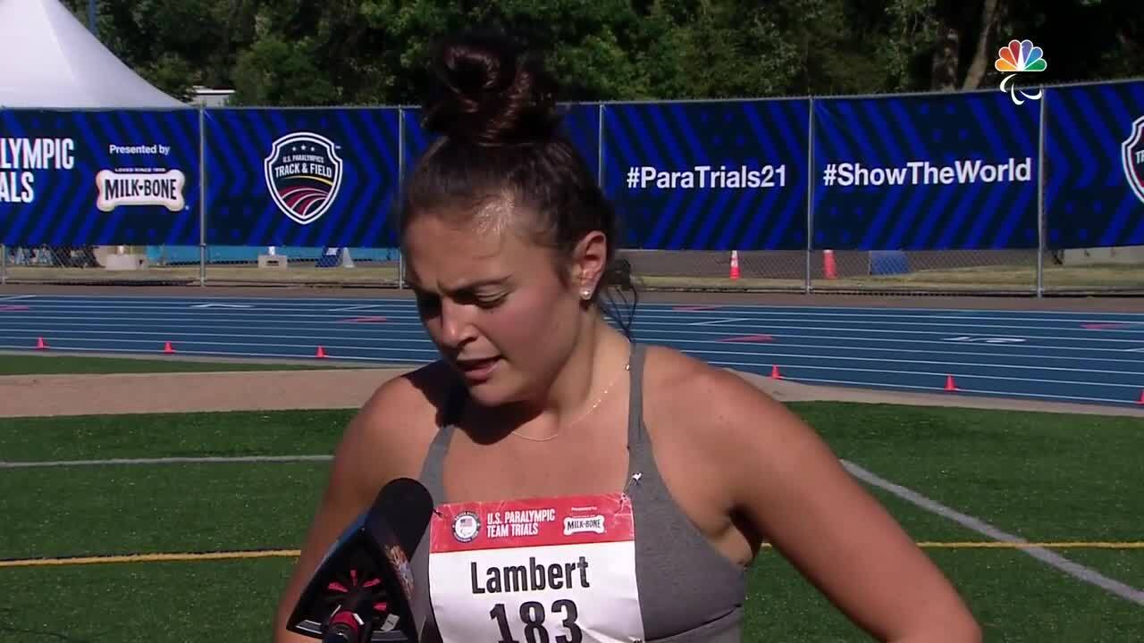 Para Track & Field Noelle Lambert Interview | U.S. Paralympic Team Trials 2021