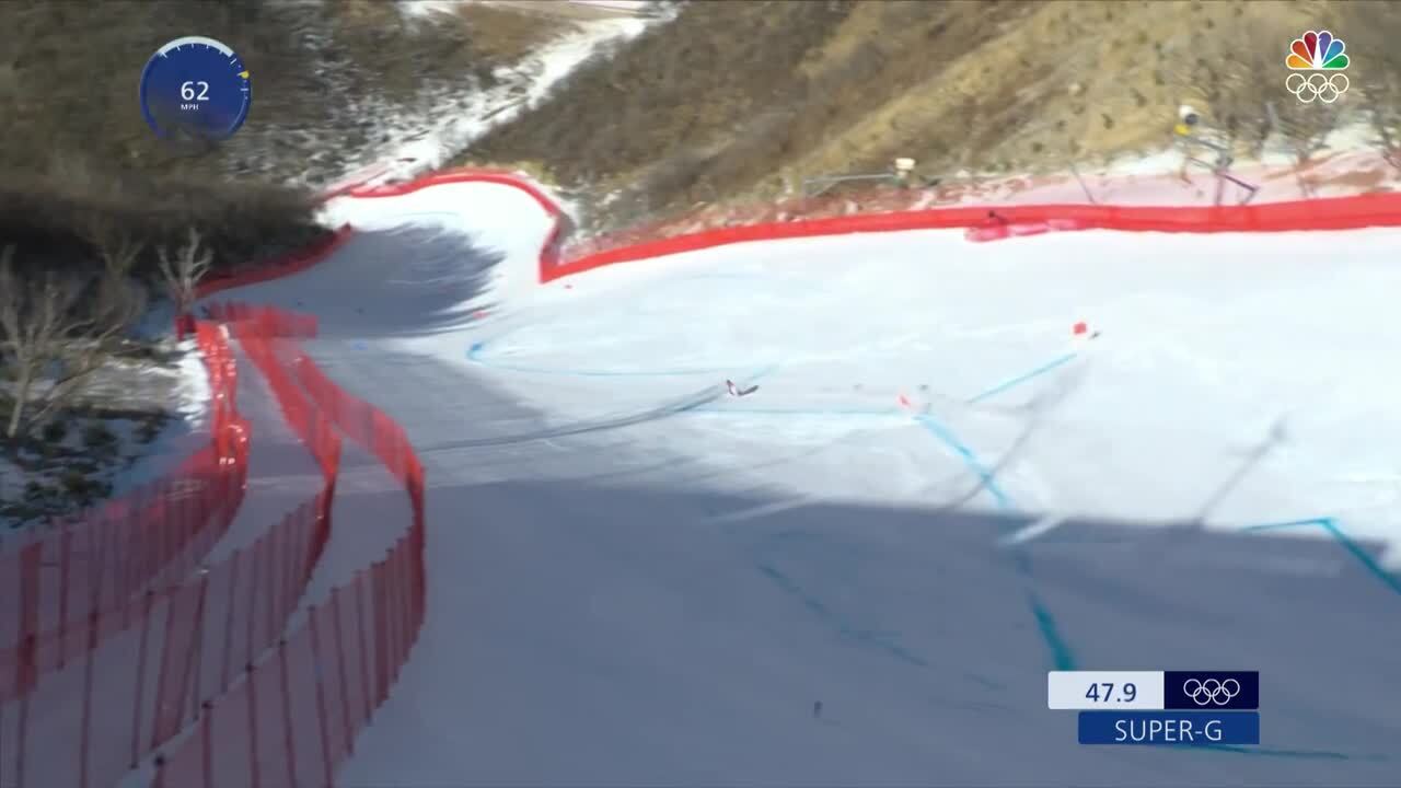 Ryan Cochran-Siegle Wins Silver in the Men's Super-G Finals | Alpine Skiing | Beijing 2022
