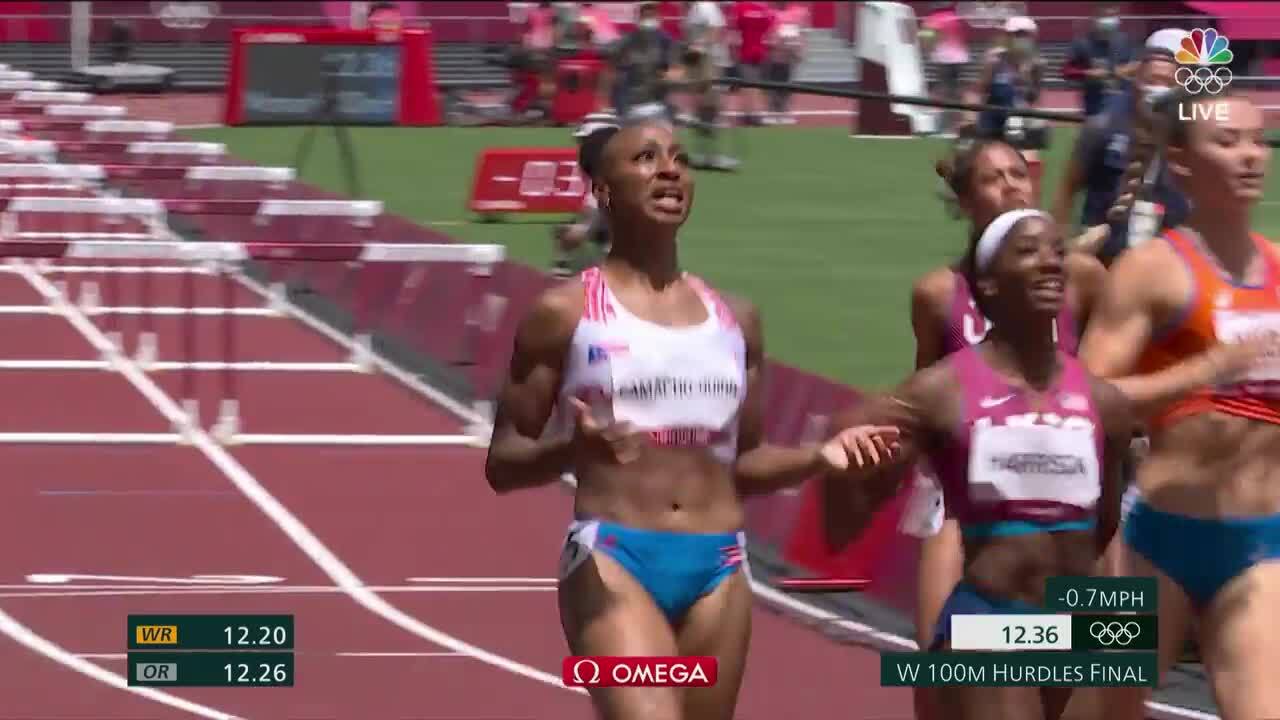Keni Harrison Wins Silver in the Women's 100-Meter Hurdles Finals | Track & Field | Tokyo 2020