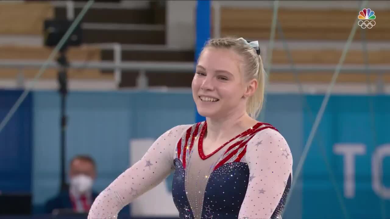 Jade Carey's Phenomenal Floor Routine Earns Gold | Artistic Gymnastics | Tokyo 2020