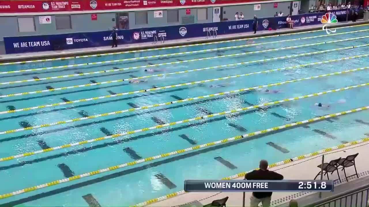 Para Swimming Women's 400-Meter Freestyle S9 Natalie Sims | U.S. Paralympic Team Trials 2021