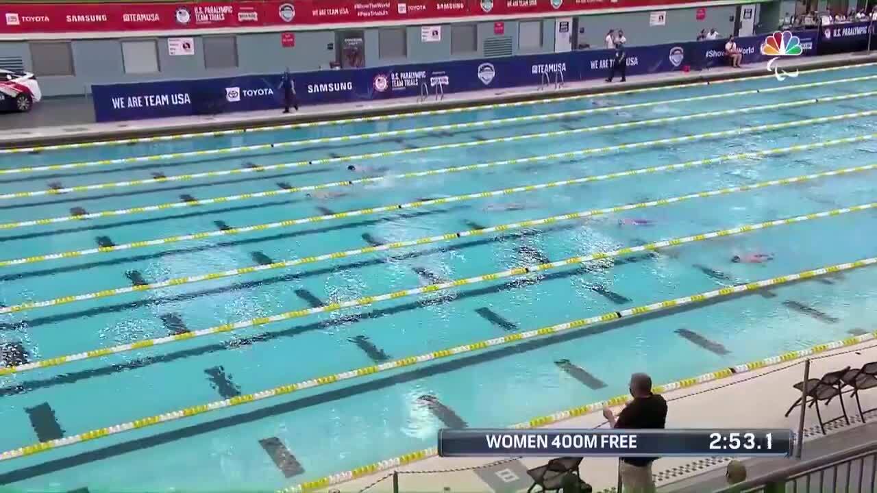 Para Swimming Women's 400-Meter Freestyle S9 Natalie Sims | U.S. Paralympic Team Trials 2021