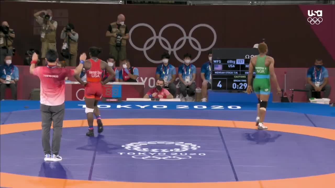 Tamyra Mensah Stock Becomes the First Black Women to Win Gold In Freestyle Wrestling | Wrestling | Tokyo 2020