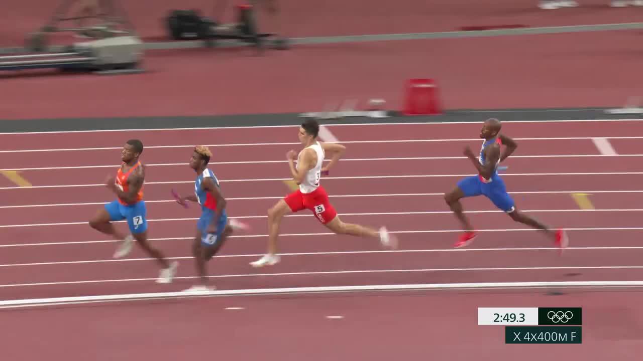 Vernon Norwood Secures Bronze in the 4x400-Meter Mixed Relay Finals | Track & Field | Tokyo 2020