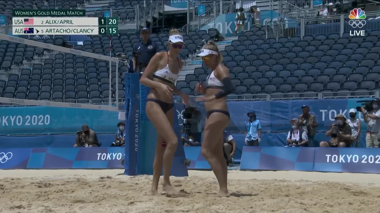 April Ross and Alix Klineman Claim Their First Gold Medal Together in the Women's Final | Beach Volleyball | Tokyo 2020