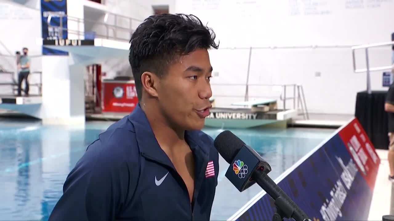 Jordan Windle Men's 10-Meter Platform Interview | Diving U.S. Olympic Team Trials