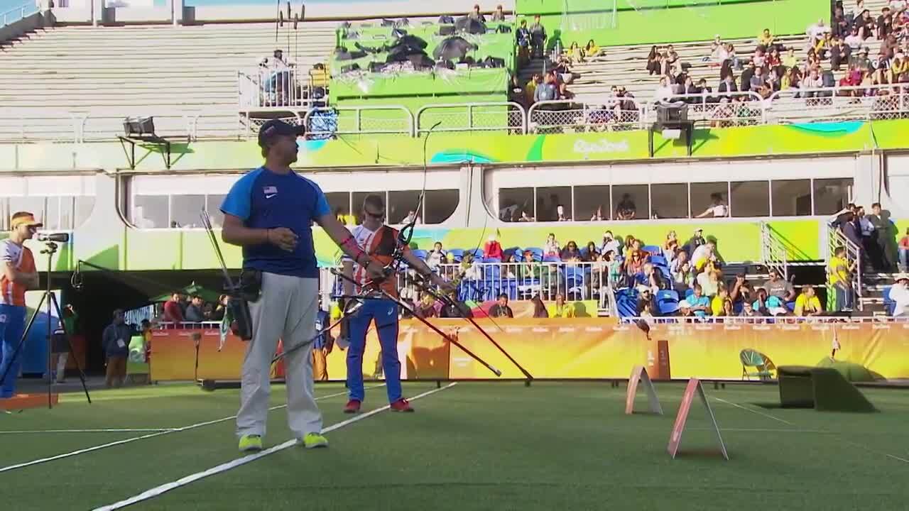 Brady Ellison Shoots for Bronze, His First Olympic Medal, in the Men's Individual Recurve | Archery | Rio 2016