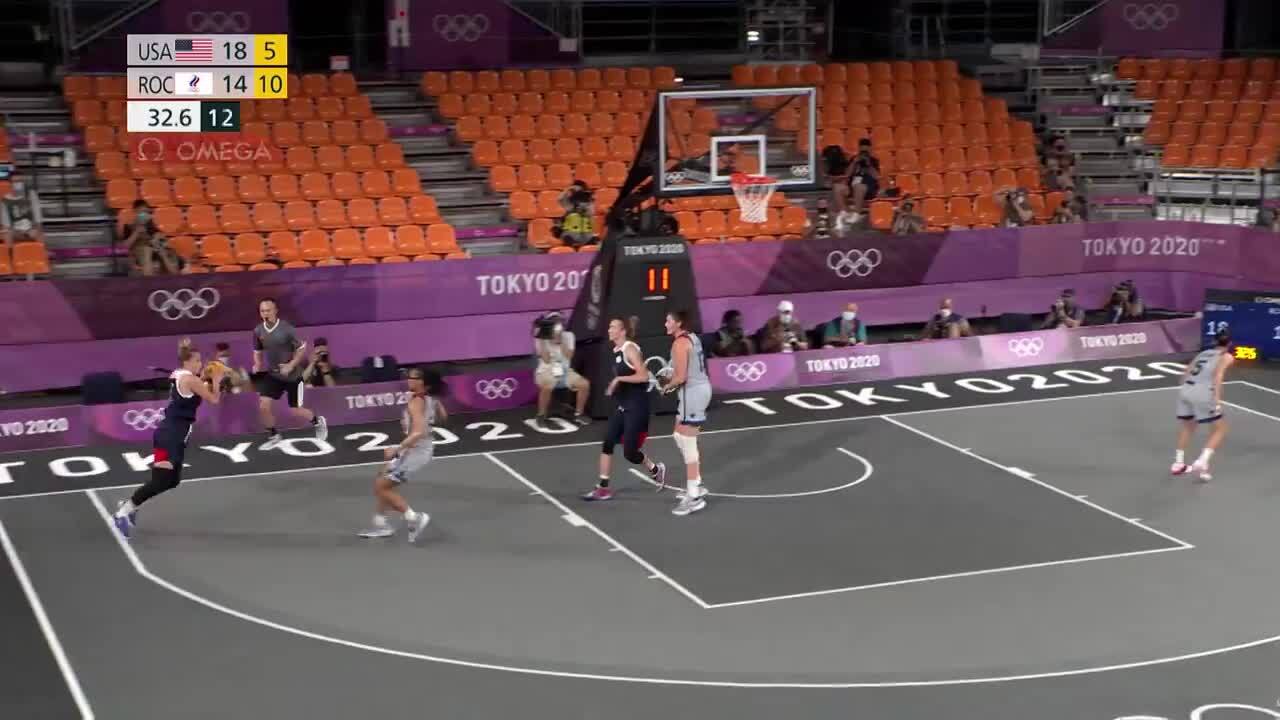 Stefanie Dolson Helps Win First-Ever Gold Medal in Women's 3x3 Basketball | 3x3 Basketball | Tokyo 2020