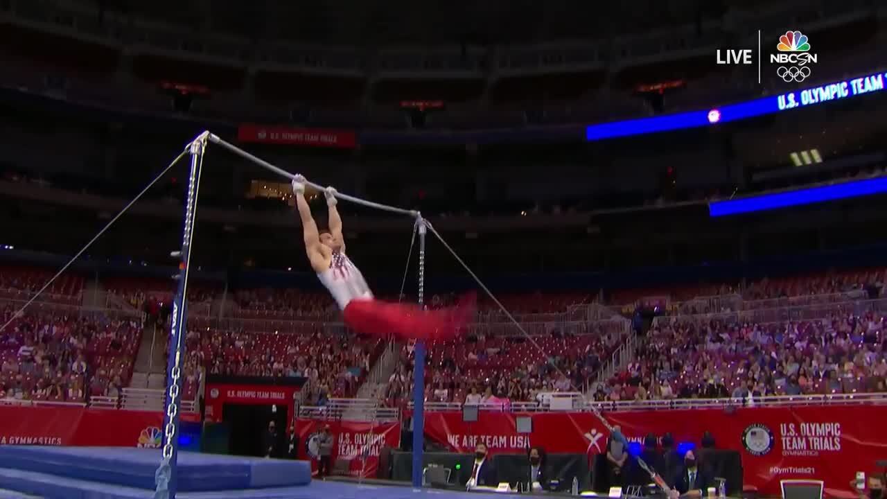 Sam Mikulak High Bar Day 1 | Gymnastics U.S. Olympic Team Trials 2021