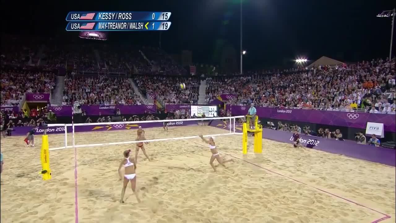 April Ross and Jen Kessy Secure Silver in their Olympic Debut in the Women's Final | Beach Volleyball | London 2012