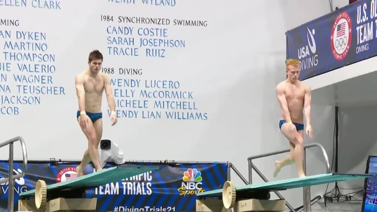 Andrew Capobianco & Michael Hixon Dive #3 Men's 3-Meter Springboard Synchro | Diving U.S. Olympic Team Trials