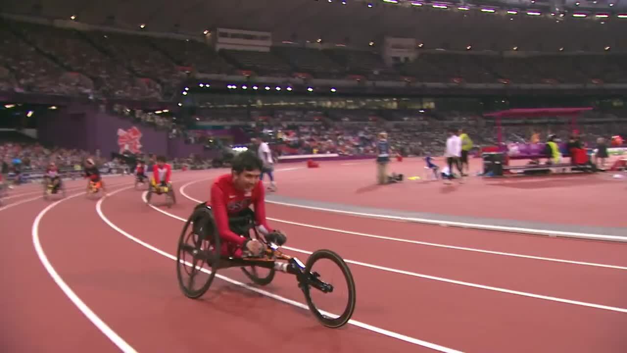 Raymond Martin Secures Gold in the Men's 100-Meter T52 Finals | Para Track & Field | London 2012