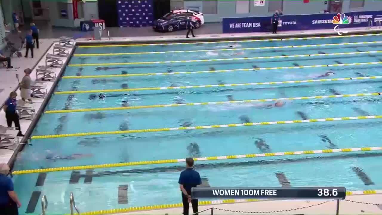 Para Swimming Women's 100-Meter Freestyle S12 Becca Meyers | U.S. Paralympic Team Trials 2021