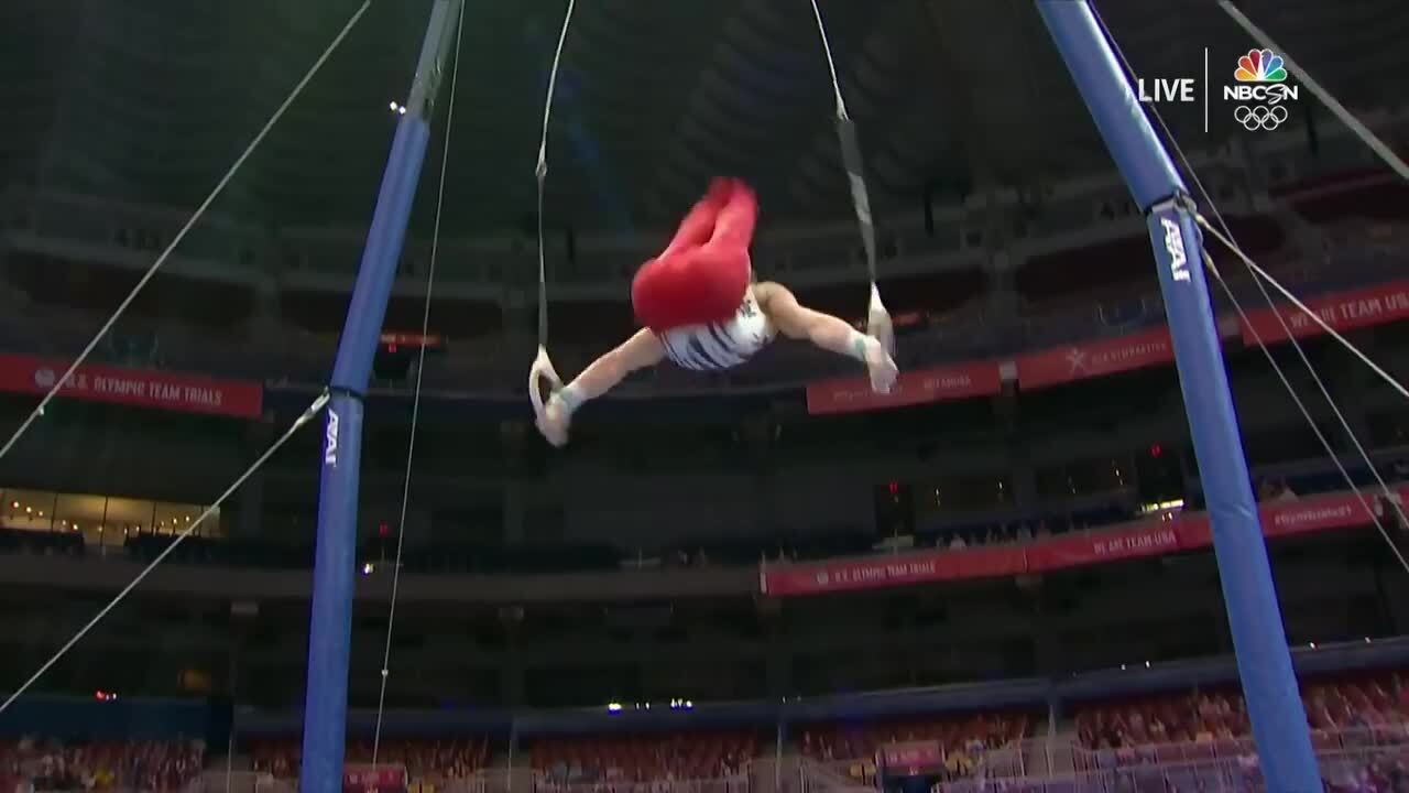 Shane Wiskus Rings Day 1 | Gymnastics U.S. Olympic Team Trials 2021
