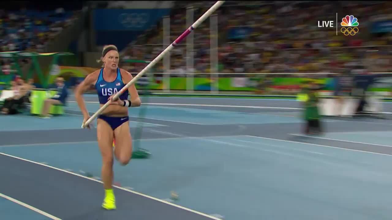 Sandi Morris Takes Silver in Her Olympic Pole Vault Debut | Track & Field | Rio 2016