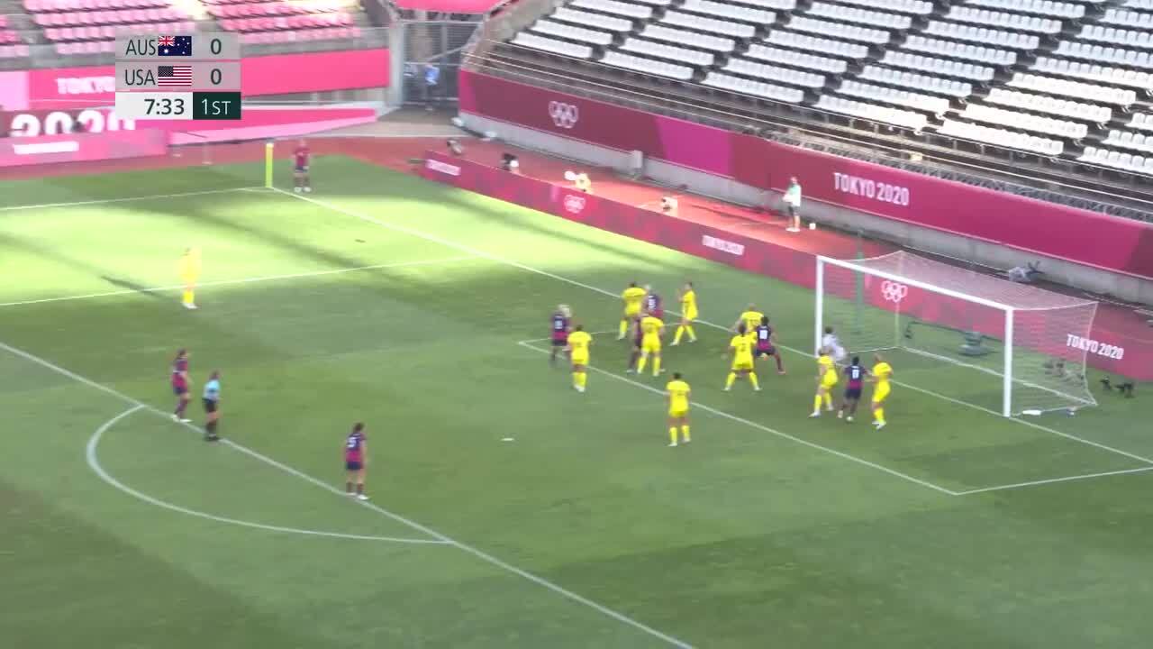 Megan Rapinoe Scores a Corner Kick Goal to Help Team USA Win Bronze | Soccer | Tokyo 2020