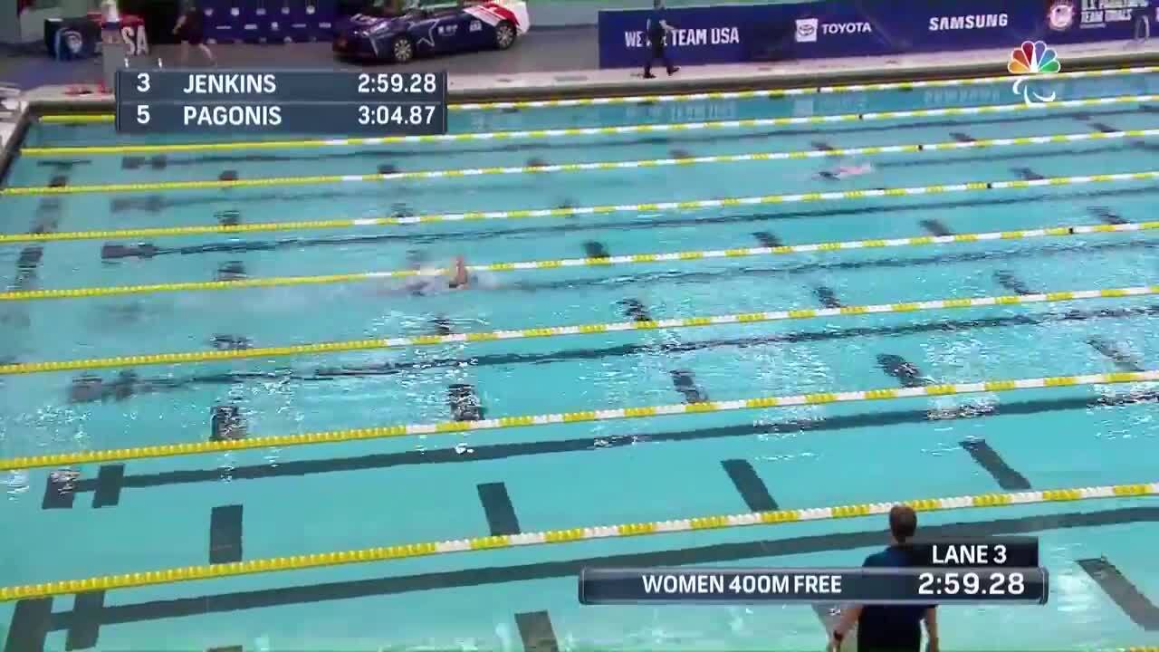 Para Swimming Women's 400-Meter Freestyle S10 Mikaela Jenkins | U.S. Paralympic Team Trials 2021
