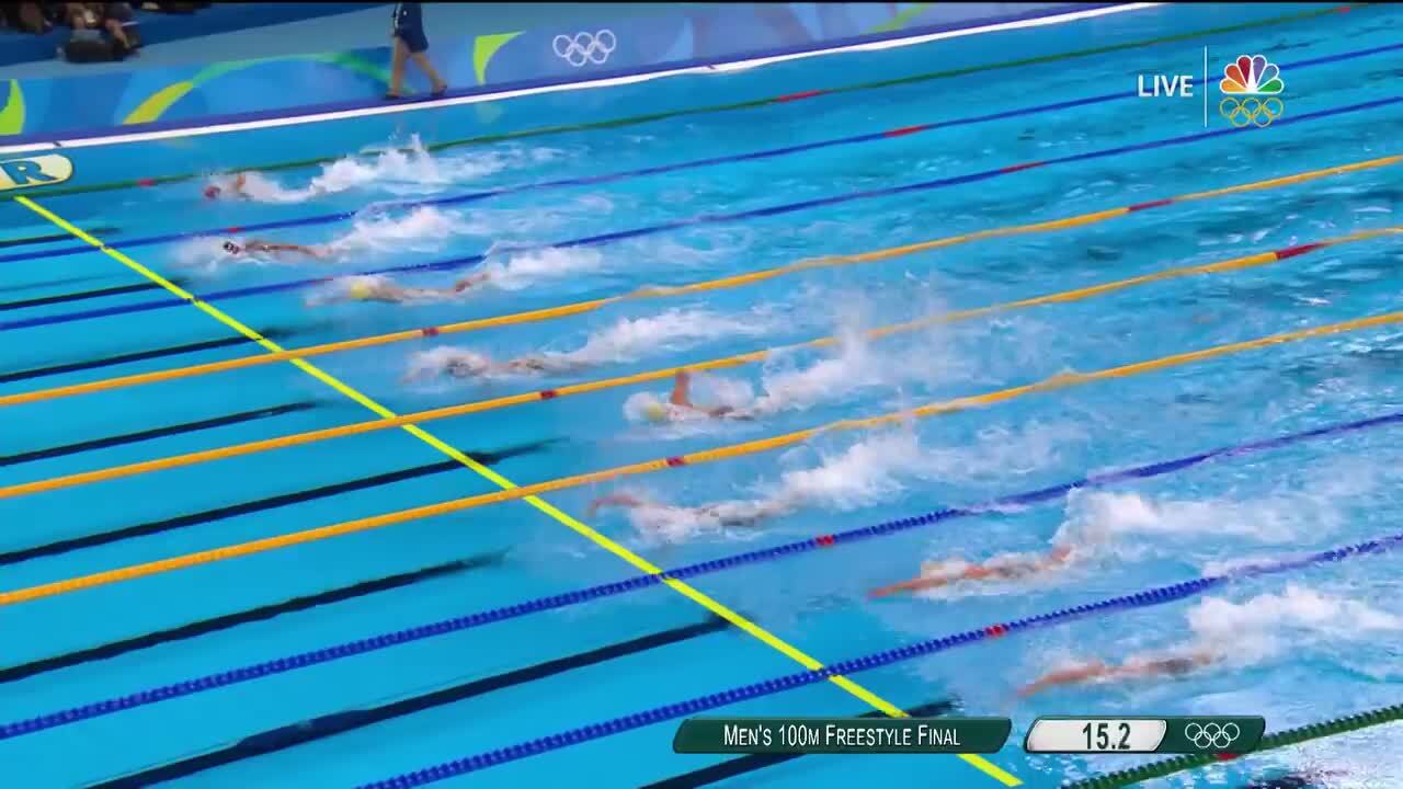 Nathan Adrian Claims Bronze in the Men's 100-Meter Freestyle Final | Swimming | Rio 2016