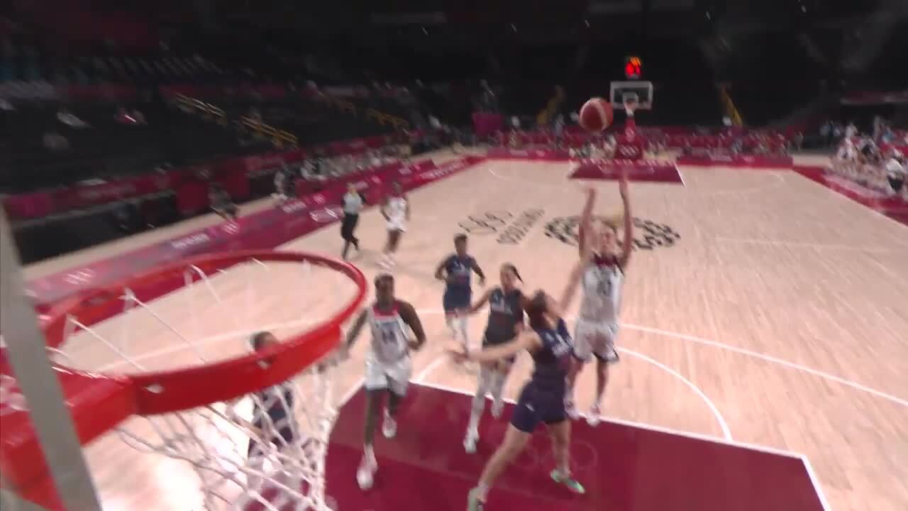 Breanna Stewart Helps Women's Basketball Win Seventh Straight Gold | Basketball | Tokyo 2020