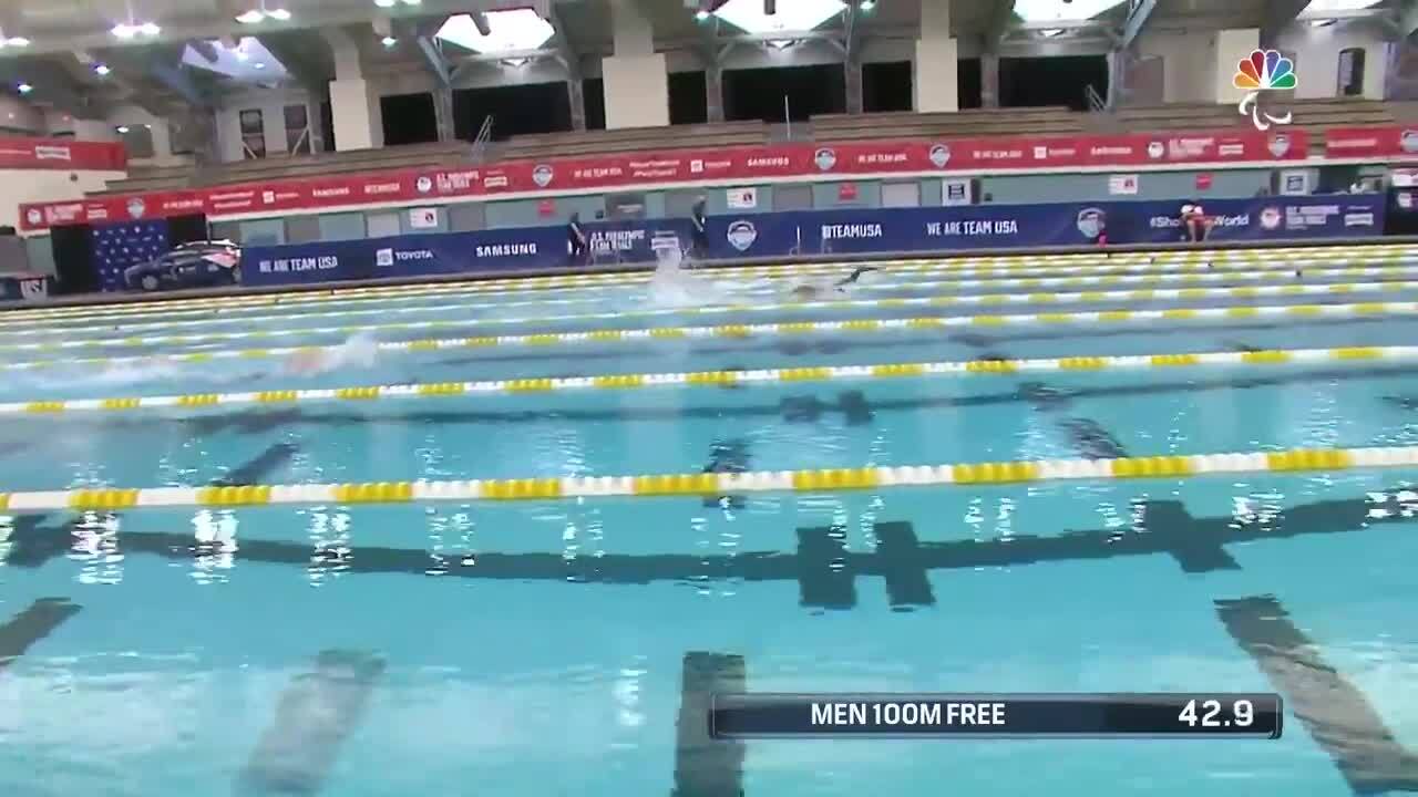 Para Swimming Men's 100-Meter Freestyle S10 Yaseen El-Demerdash | U.S. Paralympic Team Trials 2021