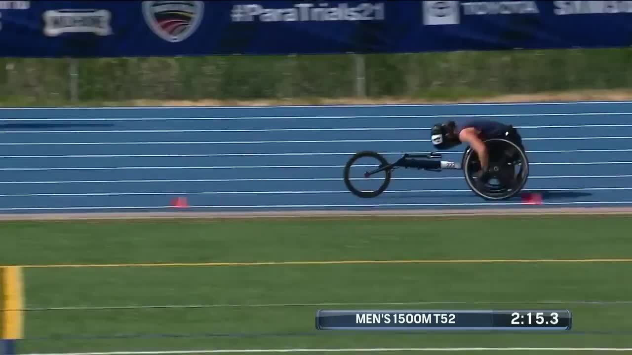Para Track & Field Men's 1,500-Meter T52 Final | U.S. Paralympic Team Trials 2021