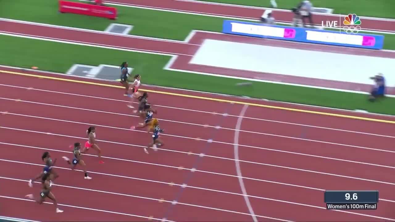 Women's 100-Meter Final | Track & Field U.S. Olympic Team Trials 2021