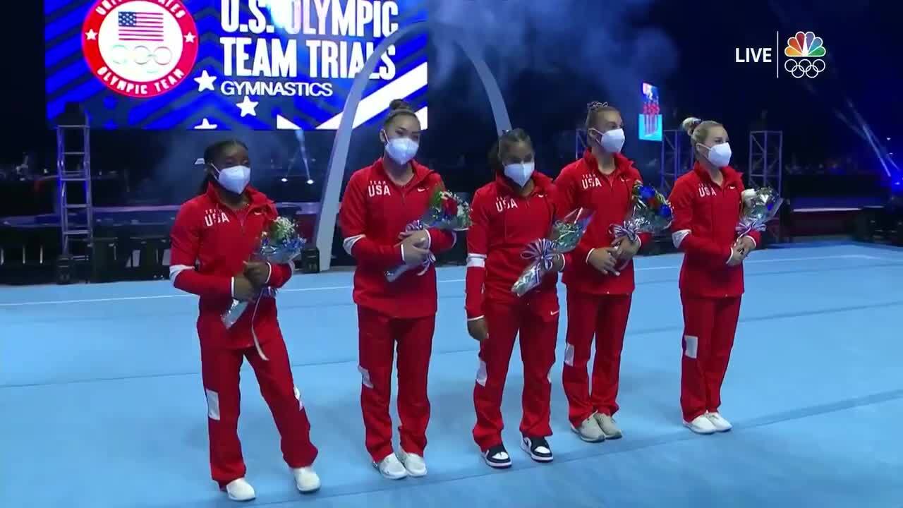 U.S. Women's Gymnastics Olympic Team Announcement | Gymnastics U.S. Olympic Team Trials 2021