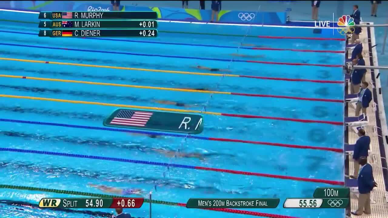Ryan Murphy Wins Gold in the Men's 200-Meter Backstroke | Swimming | Rio 2016