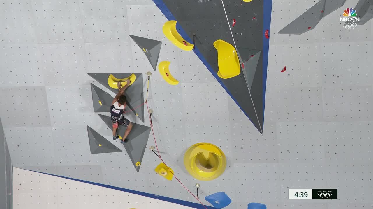 Nathaniel Coleman's Lead Climb Helps Secure Silver in Combined Event | Climbing | Tokyo 2020 