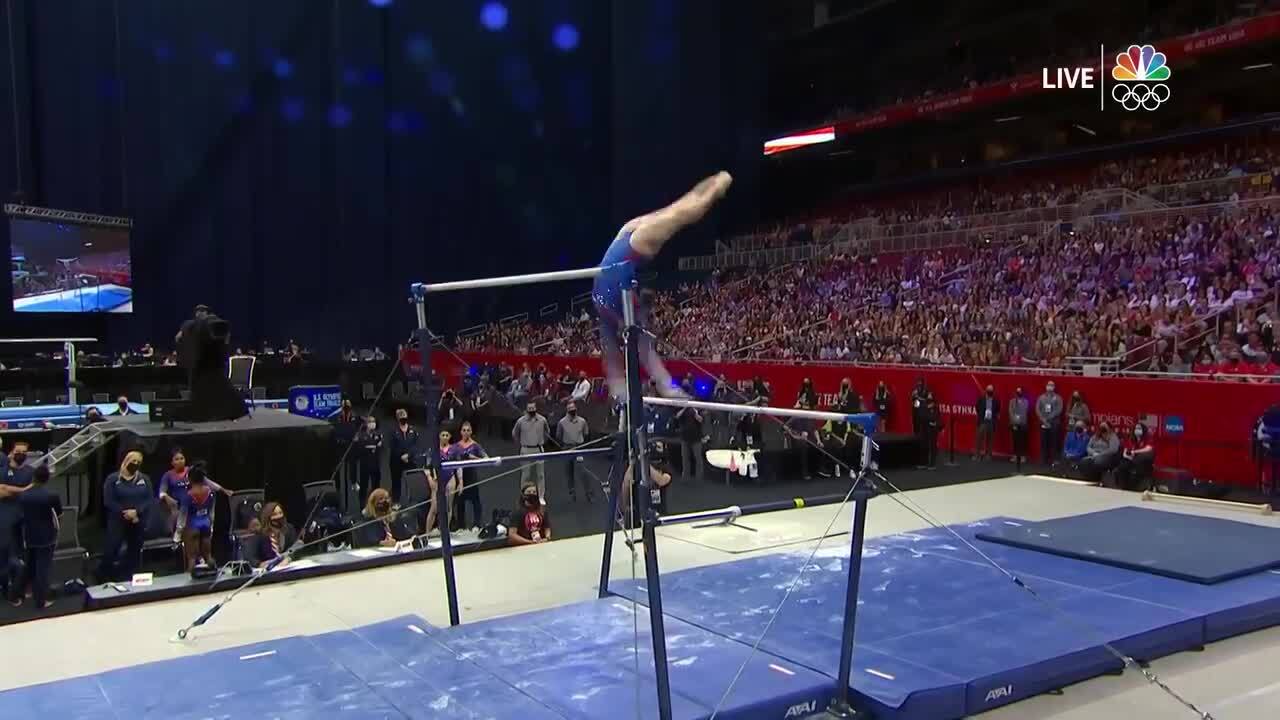 Sunisa Lee Uneven Bars Day 1 | Gymnastics U.S. Olympic Team Trials 2021
