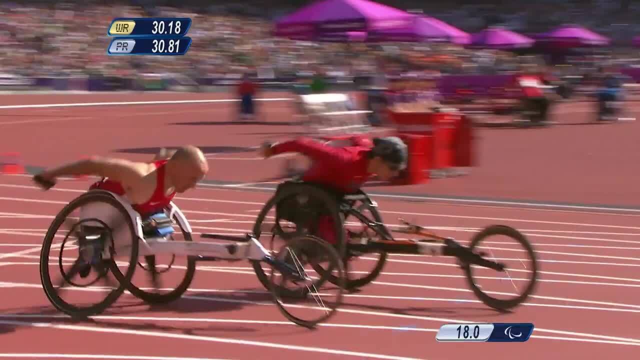 Raymond Martin Takes Gold in 200-Meter T52 Final | Para Track & Field | London 2012
