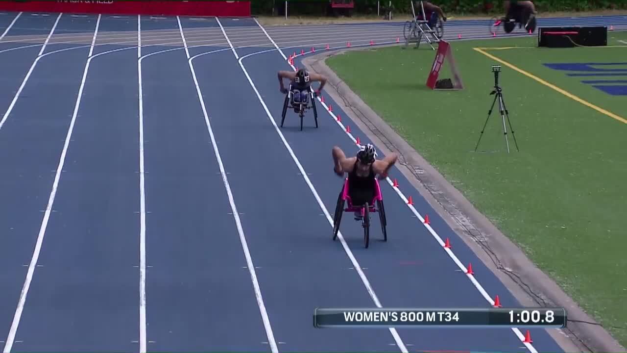 Para Track & Field Women's 800-Meter T34 Finals| U.S. Paralympic Team Trials 2021
