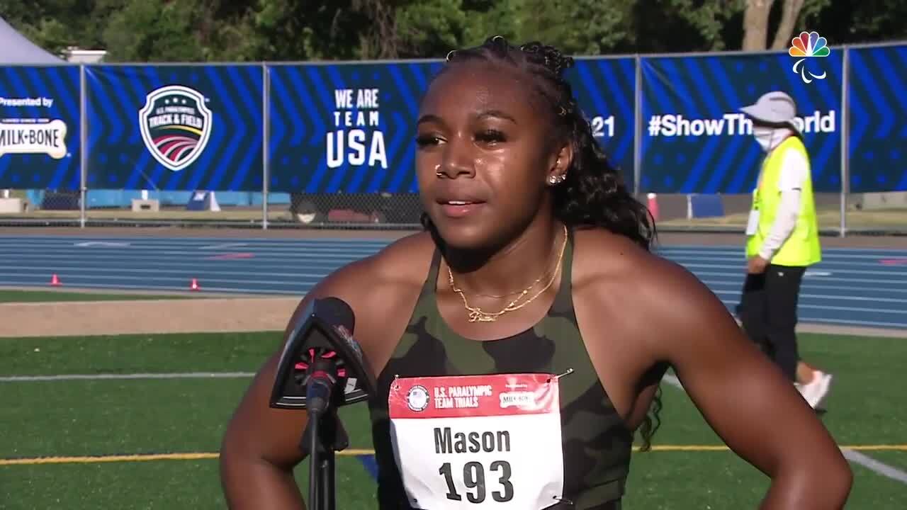 Para Track & Field Brittni Mason Interview | U.S. Paralympic Team Trials 2021