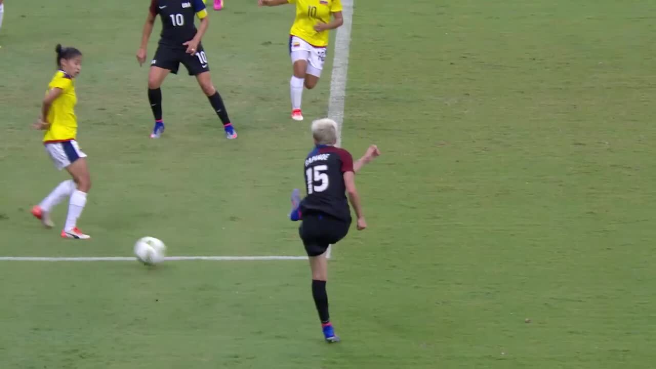 Megan Rapinoe Keeps Up the Pressure Against Colombia | Soccer | Rio 2016
