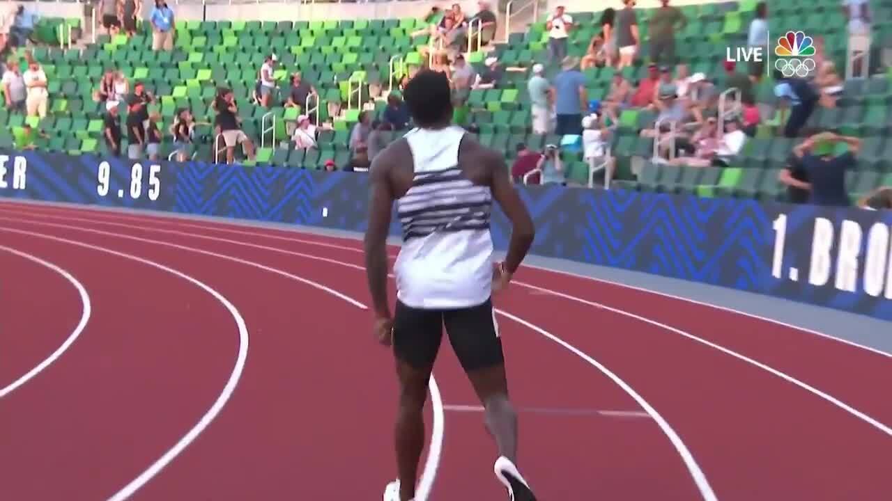 Trayvon Bromell Mens 100M Final | Track & Field U.S. Olympic Team Trials 2021