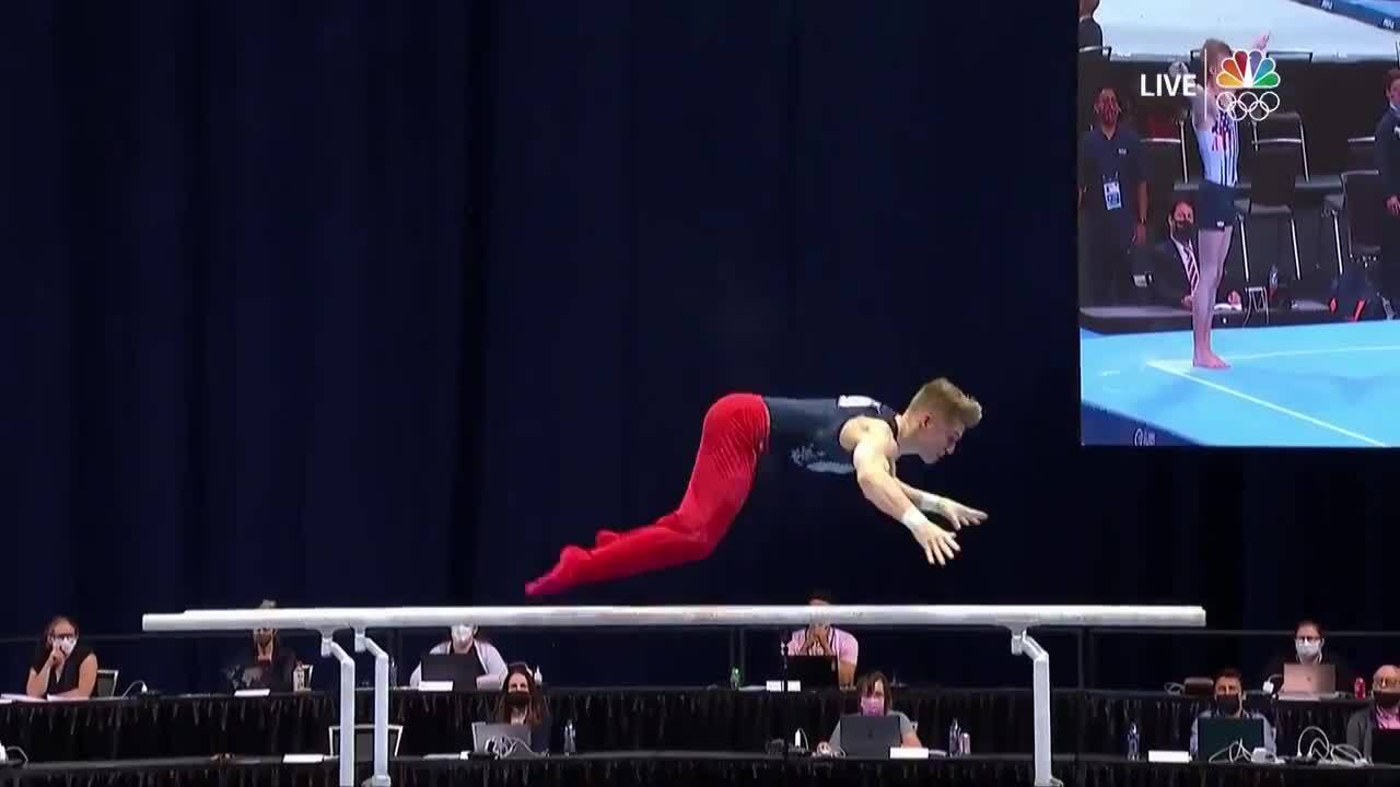 Shane Wiskus Parallel Bars Day 2 | Gymnastics U.S. Olympic Team Trials